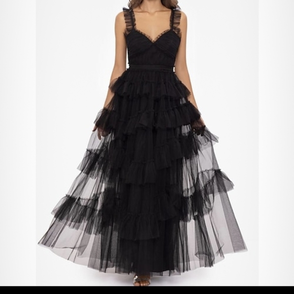 LT Tulle tired sweetheart flutter straps (12) - Picture 3 of 3